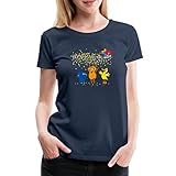 Spreadshirt Die Sendung Mit Der Maus 50 Jahre Jubiläum Konfetti Frauen Premium T-Shirt, L, Navy