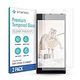smartect Schutzglas kompatibel mit Sony Xperia Z5 Compact [2 Stück] - Tempered Glass mit 9H Härte - Blasenfreie Schutzfolie - Anti-Kratzer Display