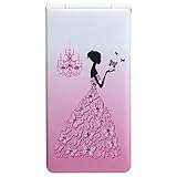 Dpofirs D11 Modisches Ultradünnes Flip-Phone für Frauen, 2,4-Zoll-Kinderhandy, 32 MB + 32 MB Dual-Standby-Handy, Vibration, Callerloc, Bluetooth, E-Book, Handschriftbildschirm Usw, USA(Rosa)