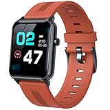 Smart Armband Fitness Schlaf Tracker Uhren, Blutdruck Temperatur Sport Armband Pulsmesser IP68 wasserdichte Uhr mit Schritt Kalorien fü