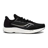 Saucony Women's Freedom 4 Running Shoe, Black/Sunset, 5