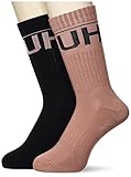 HUGO Herren 2P QS Rib Logo CC Tennissocken, Light/Pastel Pink684, 35-38