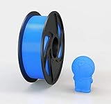 Filament für 3D Drucker und stifte, reines PLA 1KG 1.75mm +/- 0,02mm Durchmesser, Farbe (Blau)