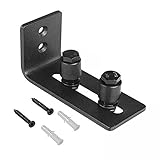 Baoblaze 3x Scheune Tür Boden Führer Wand Montiert Bleiben Roller Guides für Garage Schuppen Türen, Einfach zu I