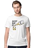 BLAK TEE Herren Good Old Whiskey Just Sip itT-Shirt L