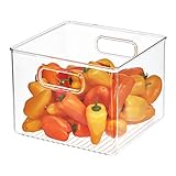 InterDesign Cabinet/Kitchen Binz Aufbewahrungsbox, großer Küchen Organizer aus Kunststoff, durchsichtig