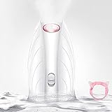 MYCZ Gesichtsdampfer, Nano Ionic Face Home Spa Heißnebelbefeuchter Für Superstarke Gesichtsnebel Sprühreinigungsporen, Mitesserentferner Und Feuchtigkeitsspendende Nebenhö