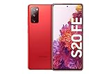 Samsung Galaxy S20 FE, Android Smartphone ohne Vertrag, 6,5 Zoll Super AMOLED Display, 4.500 mAh Akku, 128 GB/ 6 GB RAM, Handy in Cloud Red inkl 36 Monate Herstellergarantie [Exklusiv bei Amazon]