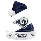 Foco NFL Los Angeles Rams Basic Santa Claus Hat Weihnachtsmann Mü