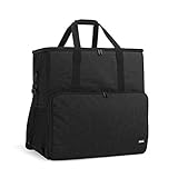 CURMIO Reisetasche für Desktop Computer und Monitor, Tragetasche für Computer PC-Gehäuse, Tastatur, Kabel und Maus, PC und Display Tasche für Gamer/Multimedia/Office/Büro, (NUR MIT Tasche), Schw