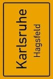 Karlsruhe Hagsfeld: Deine Stadt, deine Region, deine Heimat! | Passwort Buch DIN A5 120 Seiten Geschenk