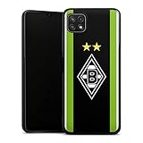 DeinDesign Hard Case kompatibel mit Samsung Galaxy A22 5G Schutzhülle schwarz Smartphone Backcover Borussia Mönchengladbach Logo Gladb