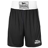 Lonsdale Herren Boxing-Shorts, kurze Hose, Training-Shorts, Sporthose Medium schwarz / weiß