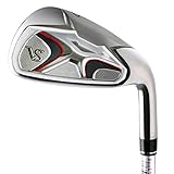 LITINGT Herren Golfschläger 7 Eisen, Golfschläger Carbonschaft und Stahlschaft Gummigriff 940mm Länge für Outdoor-Sport und Freizeit R-Klasse H