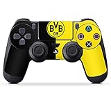 DeinDesign Skin kompatibel mit Sony Playstation 4 PS4 Controller Folie Sticker BVB Borussia Dortmund Wapp