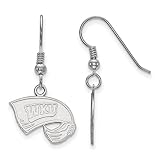 Logo Art Western Kentucky klein (1/5,1 cm) baumeln Ohrringe (Sterling Remasuri)