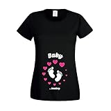 Shirt Department - Damen T-Shirt - Baby Loading schwarz-Weiss M