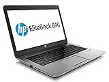 HP EliteBook 840 G1 14 Zoll 1600x900 HD+ Intel Core i5 256GB SSD Festplatte 8GB Speicher Windows 10 Pro MAR Webcam Business Notebook Laptop (Generalüberholt)