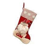 Weihnachtssocken-Tasche für Neujahr, Weihnachten, Zuhause, Stricksock