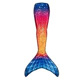 UKKO Meerjungfrauenschwanz Erwachsene Kinder Meerjungfrau Tail Girls Schwimmen Badeanzug Meerjungfrau Kostüm Badeanzug Can Fügen Sie Monofin Floss-Badeanzug-Frauen H