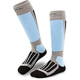 gipfelsport Skisocken - Warme Wintersocken aus Merino Wolle | Thermosocken für Herren, Damen und Kinder | 1x grau | 45-47