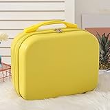 Articles for daily use Kleine 14-Zoll-Mini-Kosmetiktasche, Reisetasche, Hartschalen-Kosmetik-Organizer-Tasche, Tragekoffer für Frauen, Mädchen, Geschenke für Damen (Rosa)
