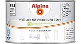 Alpina 300 ml Weißlack für Möbel und Türen, Acryl-Lack, Weiss S