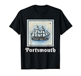 Portsmouth New Hampshire Martime Nautisches altes Clipper Schiff T-S