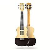 Ukulele Populele Smart Ukulele 23 Zoll 4 Stings Elektrische Ukulele Konzert Sopran Akustische Unterstützung App Led Mini Gitarre Mit T