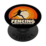 Reach out and Touch Someone Fechtsport für Fechter Fechten PopSockets mit austauschbarem PopGrip