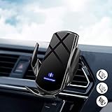 Kabelloses Auto Ladegerät,FDGAO Automatische Sense Klemmung 15W Kabellose Kfz-Ladegeräte magnetisches Laden Handyhalterung für iPhone 13/11/12/X/8, Galaxy S20/S10/S9/Note (mit 3 magnetisches Stecker)