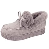 Damen Corashoes, Casual Fashion Flat Boots Niedliche warme Winter langlebige Schuhe, Damen Plüsch Sneaker, S