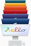 Mac Desktop 24/M1/1.25TB SSD Storage/16GB RAM/Windows 11 Pro and Linux/DVD Drive/Office for Mac/Silver Aluminium Mac Dock