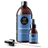 Ultra Pur MagnesiumÖl Spray - 1000ml + 100ml | 100% Natürlich Reines Zechstein Öl von Organic Magnesium | Perfekt für Sport & Muskel entspannung | Flüssig O