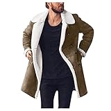 Vexiangni Herren Strickjacke mit Kapuze Reissverschluss Cardigan Schwarze Jacke für Winter Winterjacke Übergangsjacke Hoodie Männer Freizeitjacke Langarm Slim F