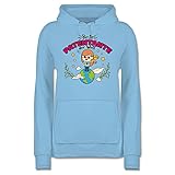 Schwester und Tante Geschenk - Beste Patentante der Welt - #1 - braun - M - Hellblau - Geschenk - JH001F - Damen Hoodie und Kapuzenpullover für F
