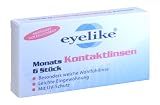 Eyelike Monatskontaktlinsen, 6er Packung, -2,25 Diop