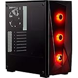 Corsair Spec-Delta Carbide Series RGB Mid-Tower ATX Gaming Gehäusee (mit gehärtetem Glas) schw