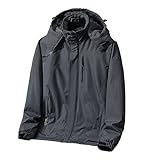 KeYIlowys Winter Plus Samt Wattierte Jacke Outdoor Herren Werkzeug Multi-Pocket Wasserdicht Plus DüNger Plus Wattierte Jacke Papa Jack