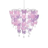 Easy Fit Universal Pink Butterflies Light Decoration Ceiling Lamp Chandelier Pendant by Country Club