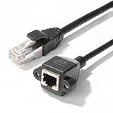 Netzwerkkabel RJ45 Stecker auf Buchse Ethernet LAN Computer Splitter Adapter Stecker Verlängerungskabel Kab