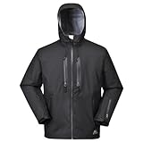 Cox Swain Titanium Herren 3-Lagen Hartshelljacke Xtrem 15.000 Wassersäule 5.000 atmungsaktiv, Colour: Black, Size: M