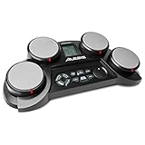 Alesis CompactKit 4 - E Schlagzeug Elektronisch mit Drumsticks, 4 anschlagdynamischen Drum Pads und 70 Drum S
