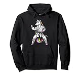 Einhorn Karate Ninja Kampfkunst Judo Kickboxing Mädchen Pullover H