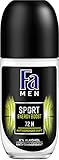 FA MEN Deo Roll-on Sport Energy Boost, 6er Pack (6 x 50 ml)