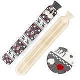 Wärmflasche Lang Wärmflasche Mit Bezug Wärmeflaschen-gürtel Wärmflasche Groß Schlauch Gross Wärmflasche mit Bezug Wärmflaschenbezug Bettflasche Grauer E