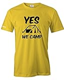 Jayess YES WE Camp - Herren - T-Shirt in Gelb by Gr. L