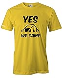 Jayess YES WE Camp - Herren - T-Shirt in Gelb by Gr. L