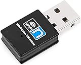 JILM USB WLAN Bluetooth Adapter, WiFi Stick 300Mbps Netzwerk Dongles Dual Band 2.4 / 5.8 GHz Bluetooth 4.2 Wireless Adapter Netzwerk WiFi Karte für Laptop PC Windows 10/8/8.1/7