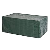 Kingsleeve Bierzeltgarnitur Abdeckung 180x82x135cm Wetterfest Wasserabweisend Schutzhülle Gartenmöbel Abdeckhaub